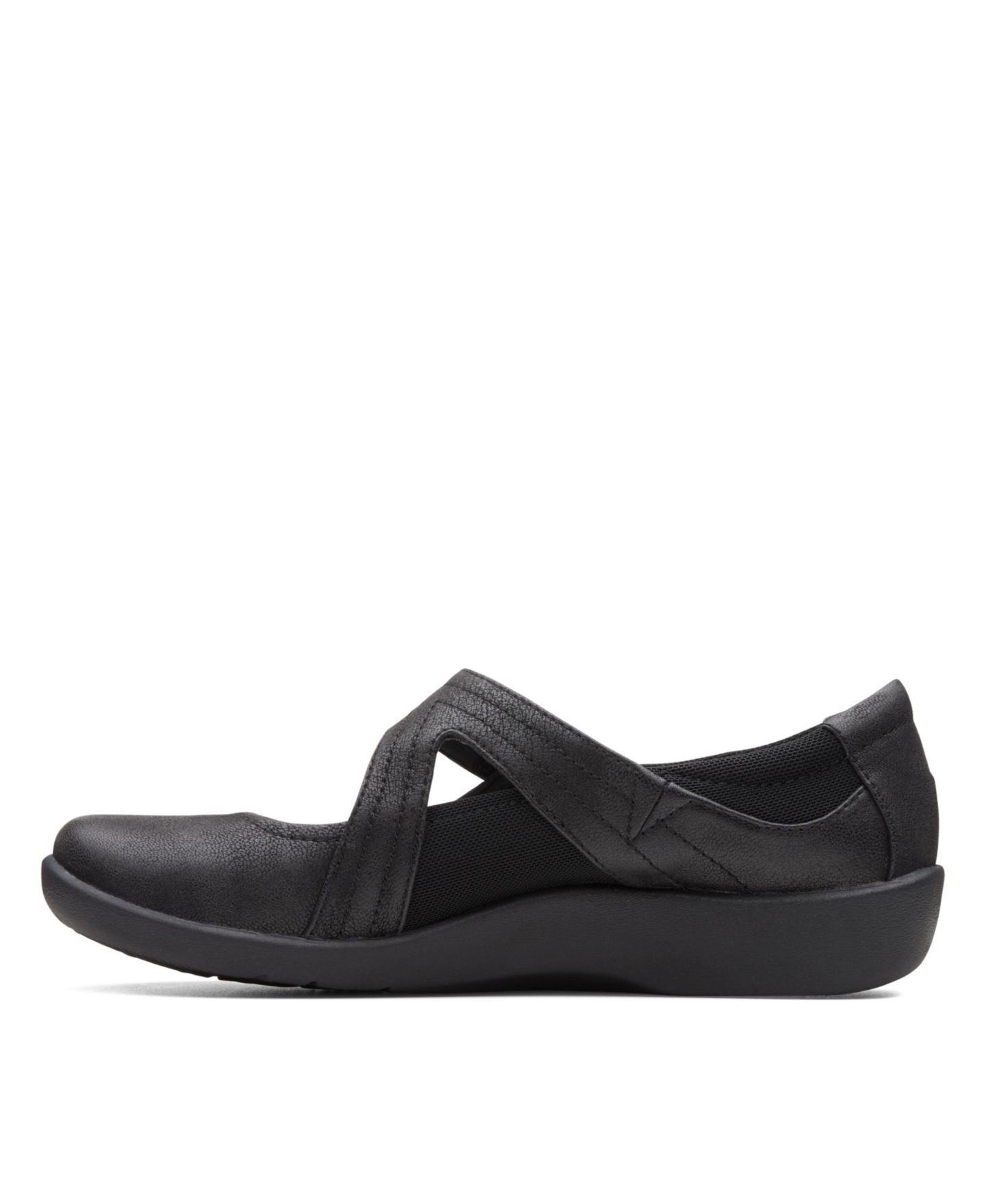Обувь Clarks Women's Cloudsteppers Sillian Bella Shoes, цвет: Чёрный нубуковый — фото 4