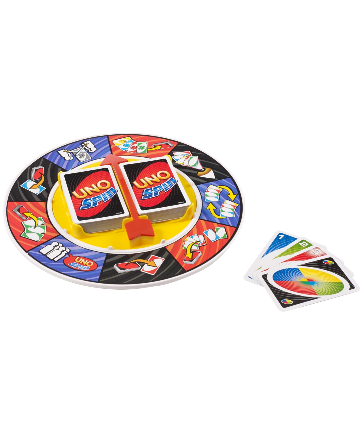 MATTEL UNO SPANISH SPIN CARD GAME 