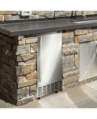 15” Undercounter Nugget Ice Maker, Pebble Ice Maker Producing 66 lbs. Daily, Built-in or Freestanding in Stainless Steel, Sonic Ice Makers for Home, Bar, Restaurant