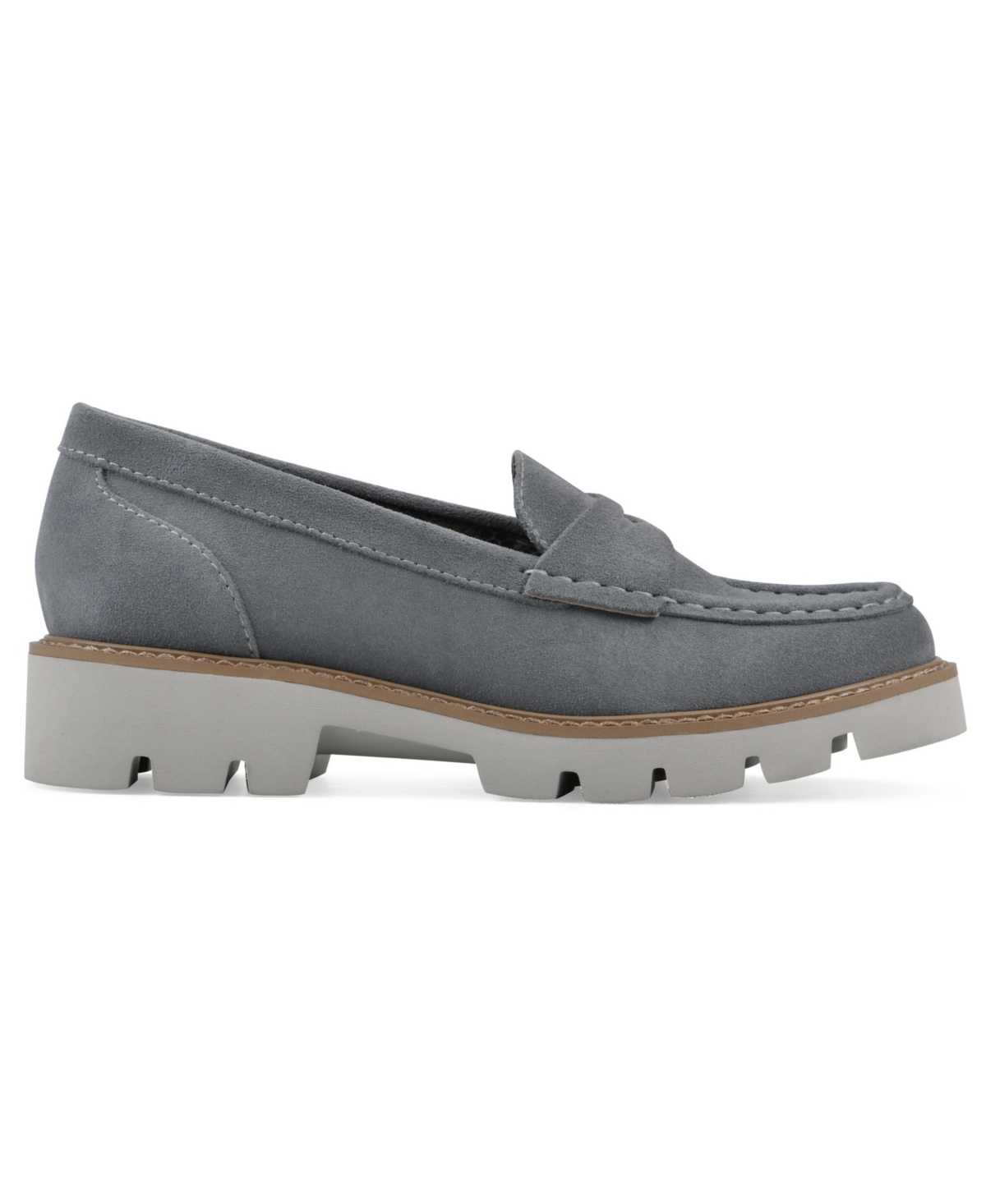 White Mountain Women's Gunner Lug Sole Loafers