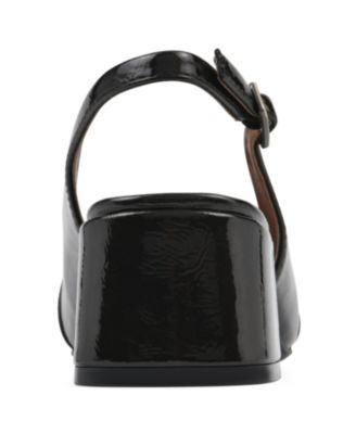Women's Later Slingback Block Heel Pumps