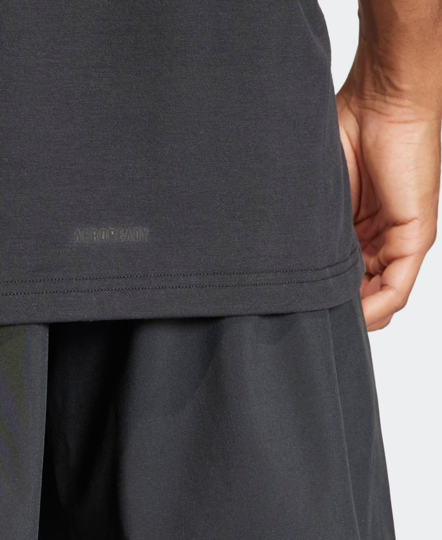 Мужская футболка adidas Designed for Training Workout, цвет: Чёрный — фото 5
