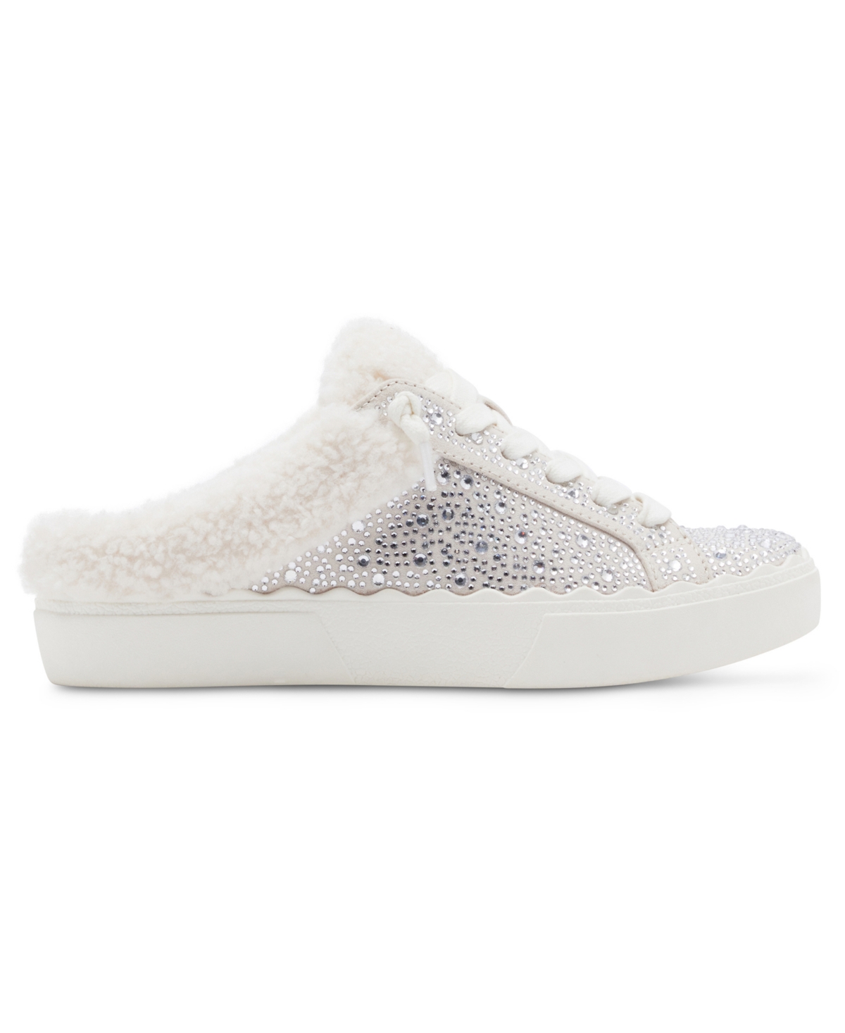 Anne Klein Women's Courage Cozy Lace Up Mule Sneakers