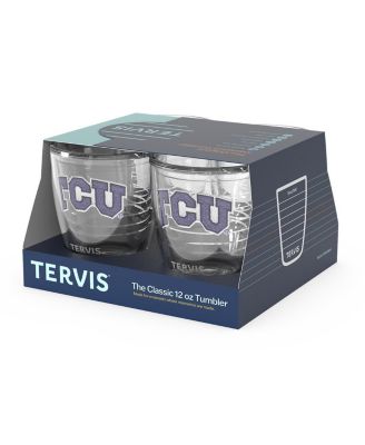 TCU Horned Frogs 4-Pack 12oz. Emblem Tumbler Set