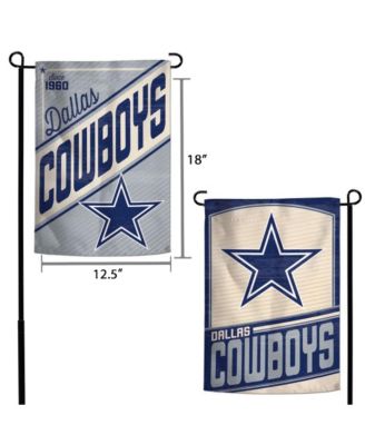Dallas Cowboys 12" x 18" Retro Two-Sided Garden Flag