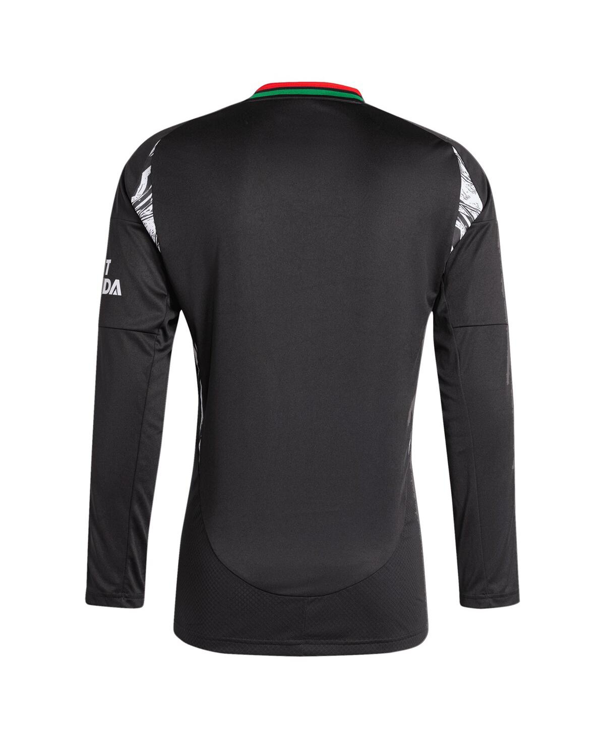 Adidas Men'sArsenal 2024/25 Away Replica Long Sleeve Jersey - Black