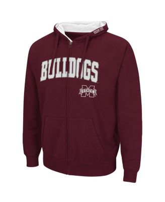 Men's Maroon Mississippi State Bulldogs Arch Logo 3.0 Full-Zip Hoodie
