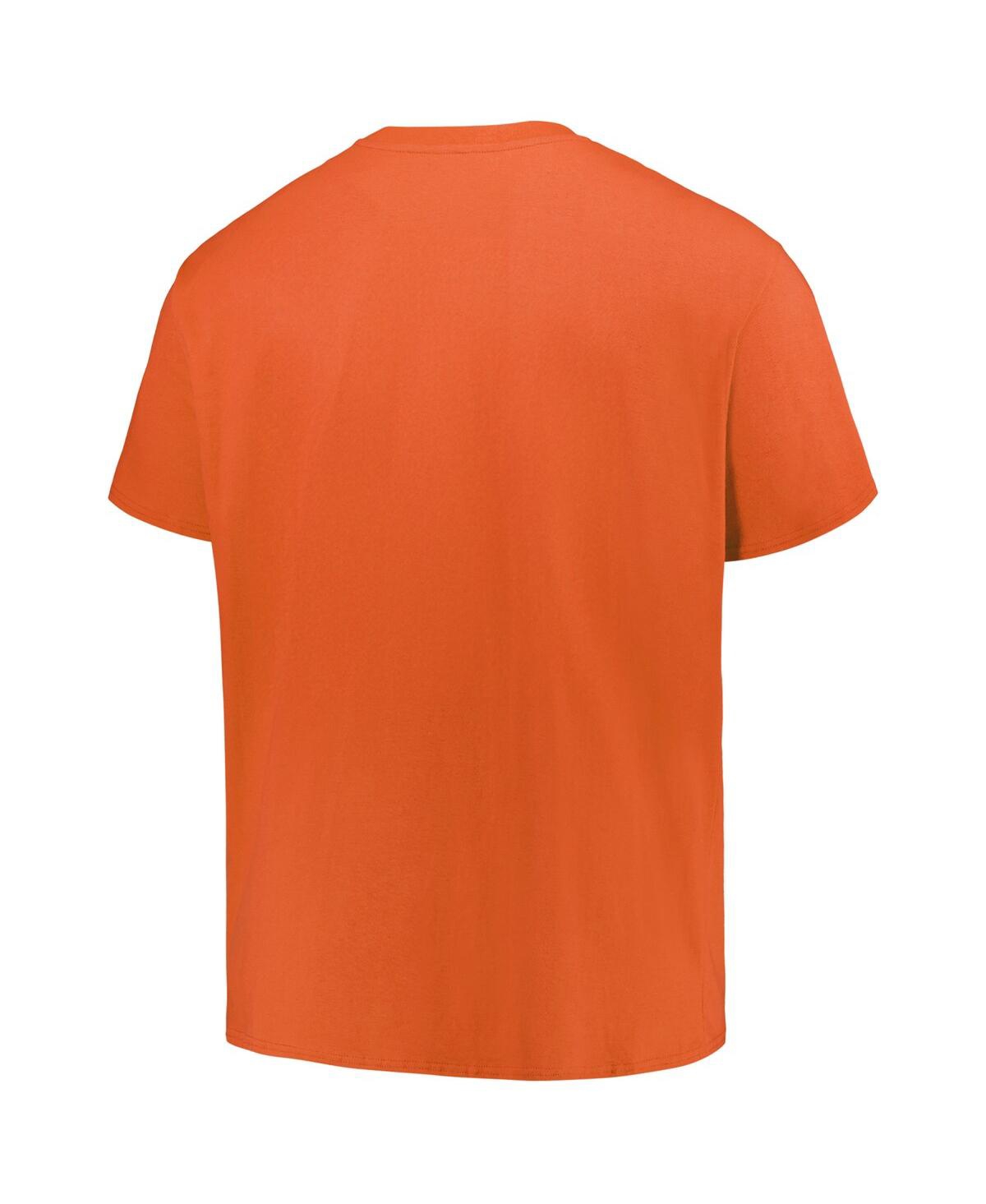 Profile Men's Texas Orange Texas Longhorns Big Tall Color Stripe T-shirt In Orange