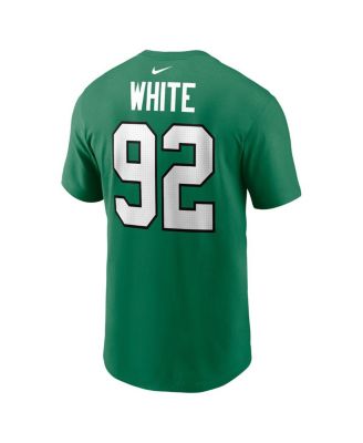 Men's Reggie White Kelly-Green Philadelphia Eagles Retired Player Name Number T-Shirt