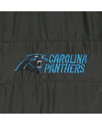 Men's Heather Black Carolina Panthers Explorer Tech Full-Zip Jacket