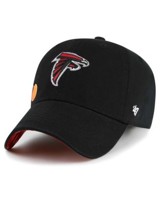 Women's Black Atlanta Falcons Confetti Icon Clean Up Adjustable Hat