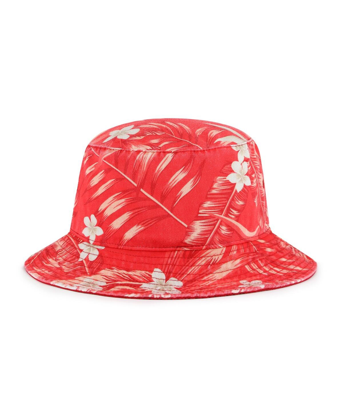 47 Brand Men's Red Tampa Bay Buccaneers Tropicalia Bucket Hat In Red