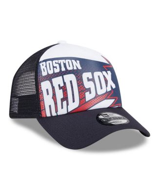 Big Boys and Girls Navy Boston Red Sox Boom 9FORTY Adjustable Hat