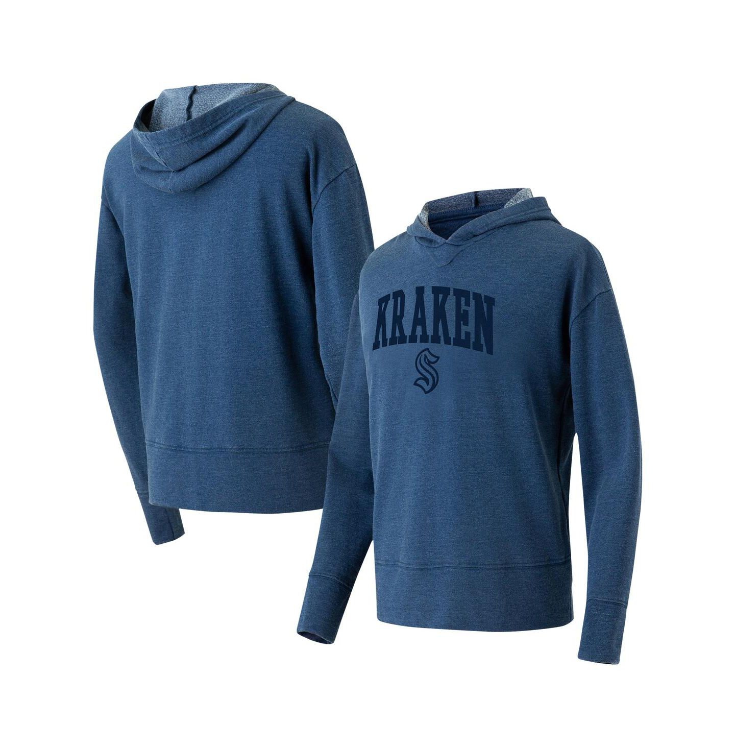 Женское худи Concepts Sport Deep Sea Navy Seattle Kraken Volley Pullover — фото 1