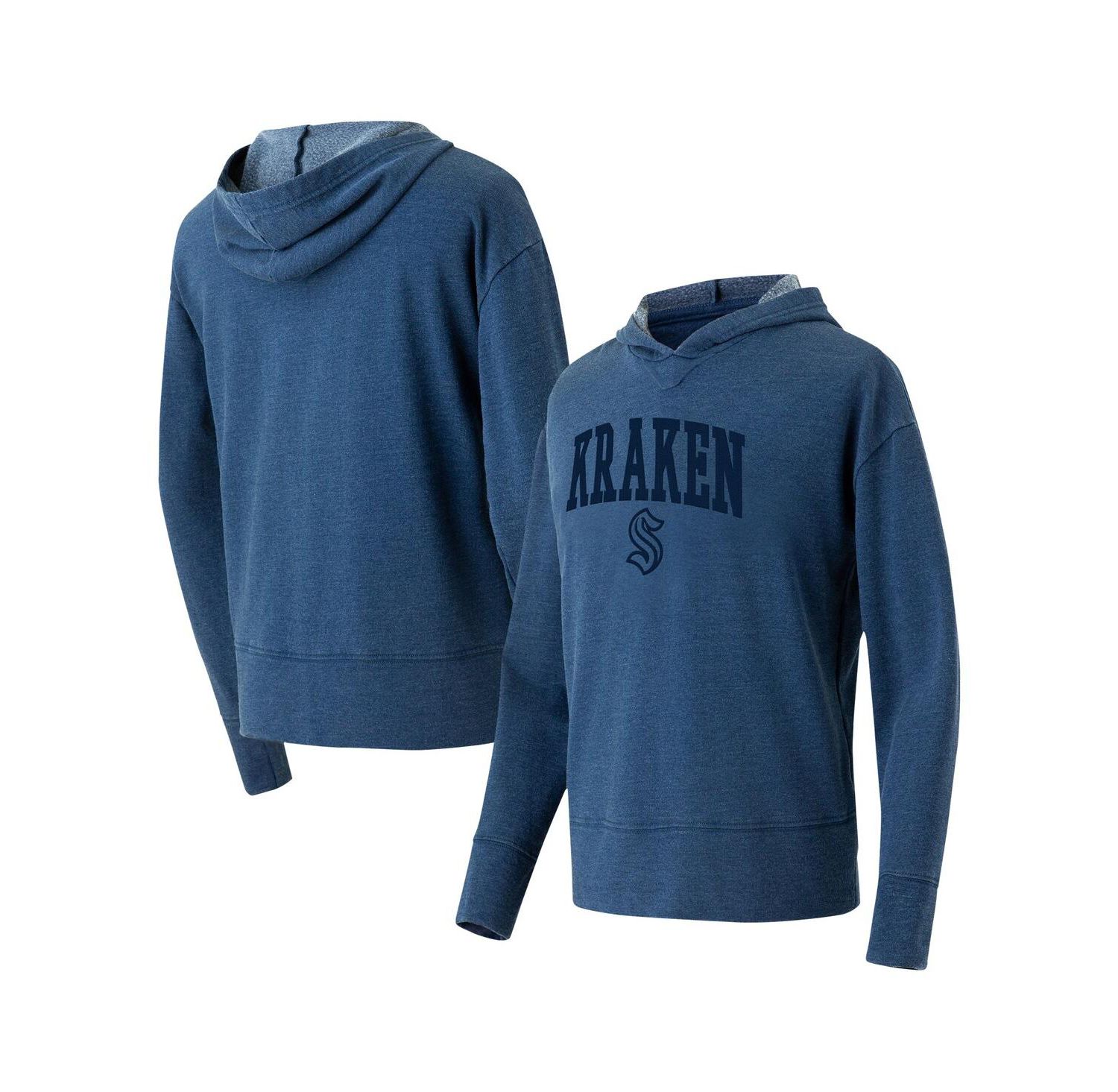 Women's Deep Sea Navy Seattle Kraken Volley Pullover Hoodie