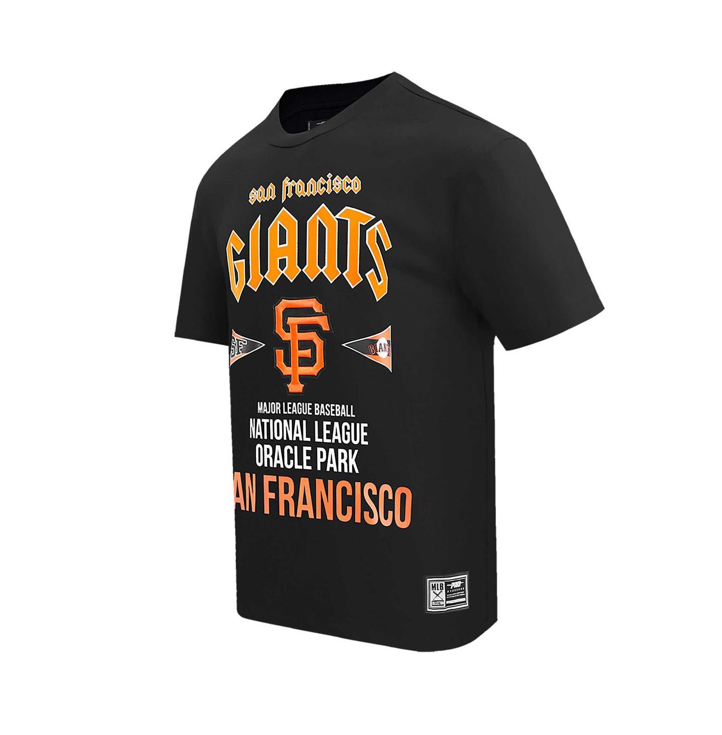 Мужская футболка Pro Standard Black San Francisco Giants Oversized City Tour — фото 4