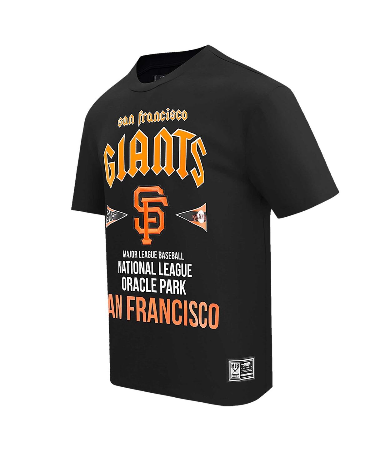 Pro Standard Men'sSan Francisco Giants Oversized City Tour T-Shirt - Black