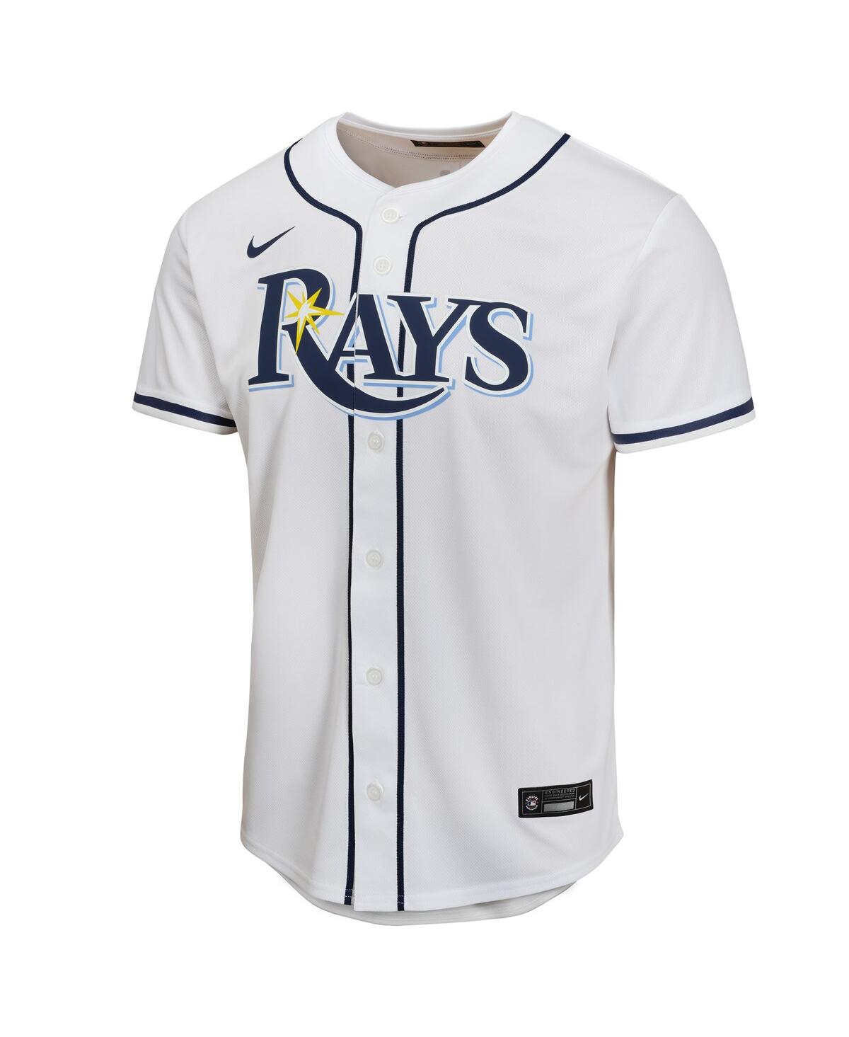 Nike Big Boys and Girls Randy ArozarenaTampa Bay Rays Home Game Player Jersey - White