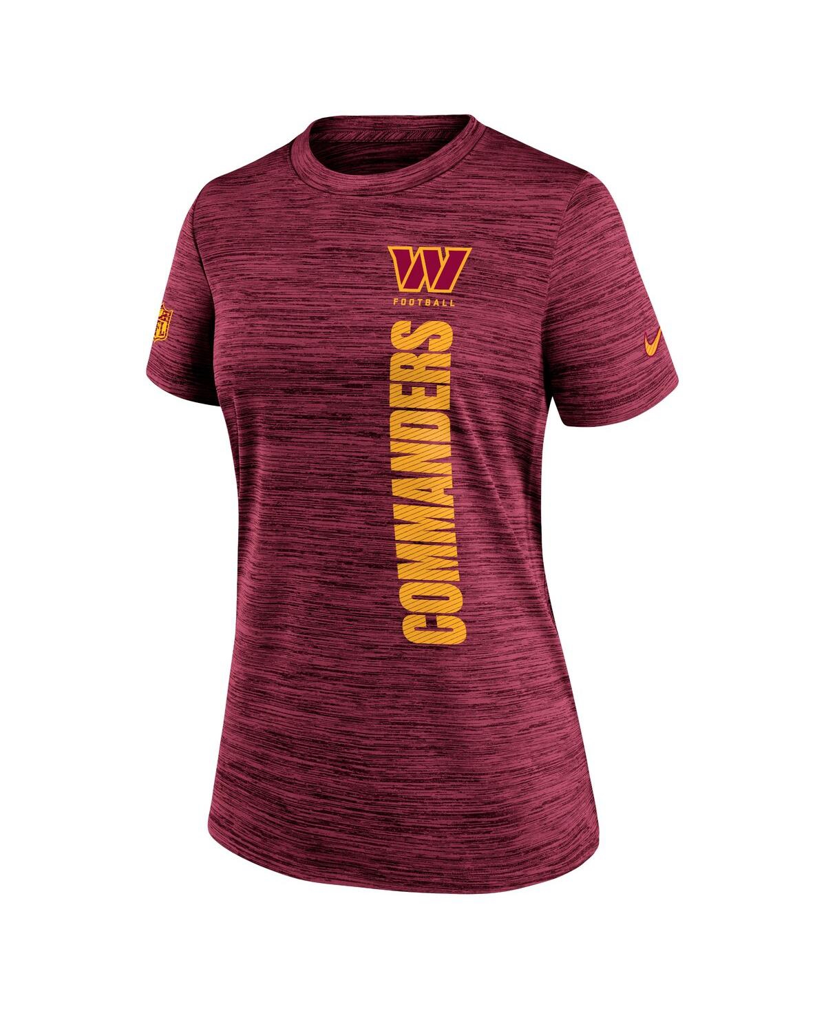 Nike Women'sWashington Commanders Velocity Performance T-Shirt - Burgundy