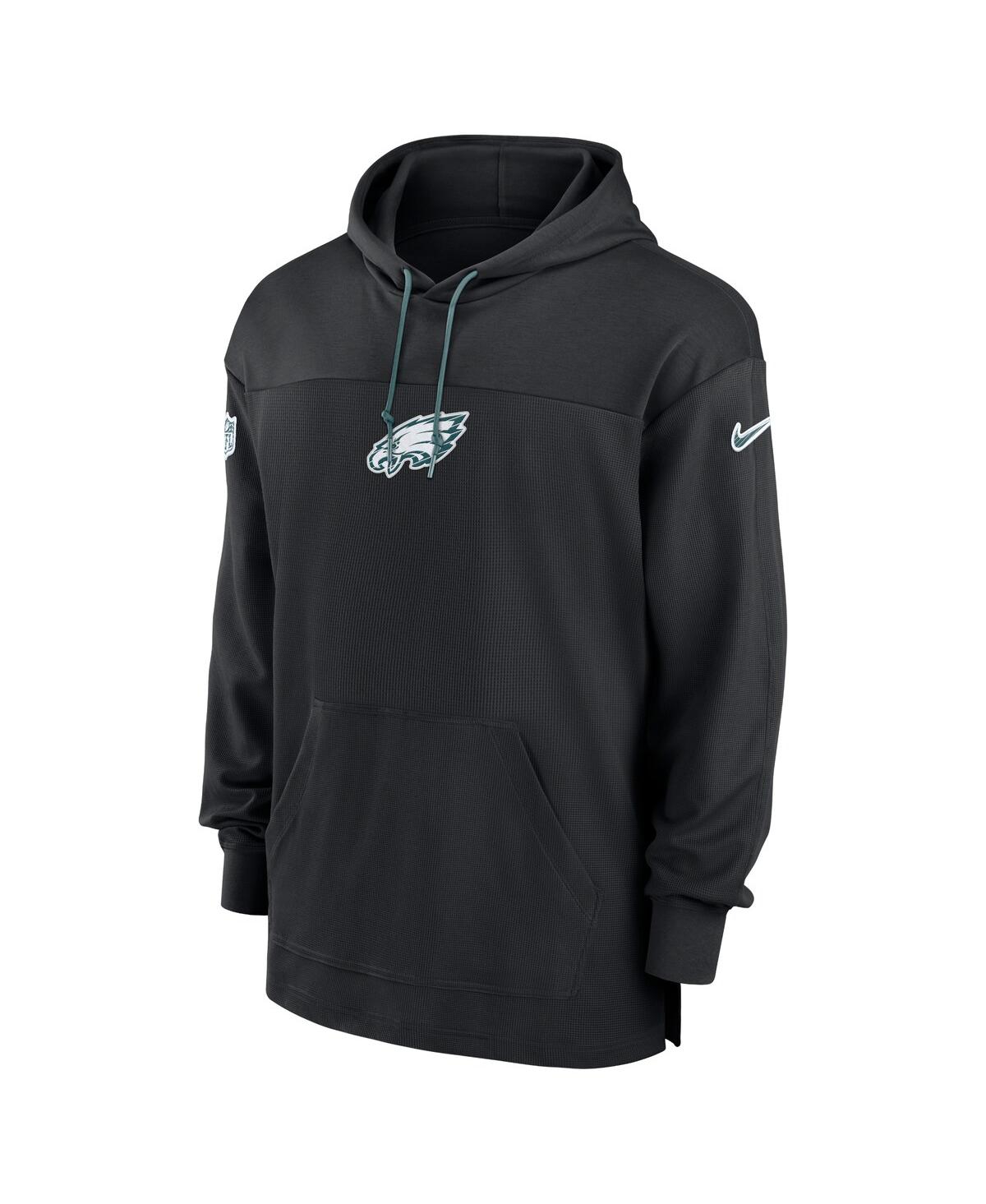 Nike Men'sPhiladelphia Eagles Sideline Jersey Performance Pullover Hoodie - Black