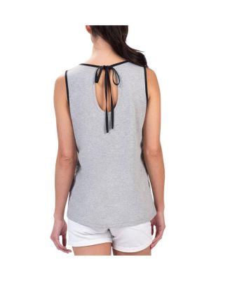 Women's Heather Gray Martin Truex Jr Fastest Lap Fashion Tank