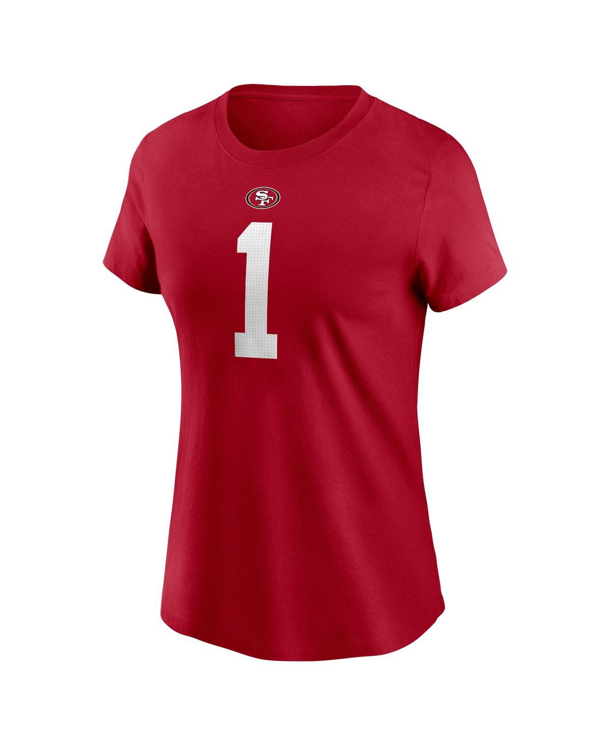 Nike Women's Deebo Samuel Sr Scarlet San Francisco 49ers Player Name Number T-shirt In Scarlet