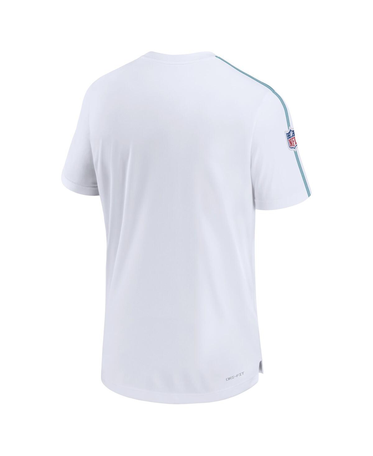 Nike Men's White Jacksonville Jaguars Throwback Sideline Alternate Logo Coach Performance Top In White