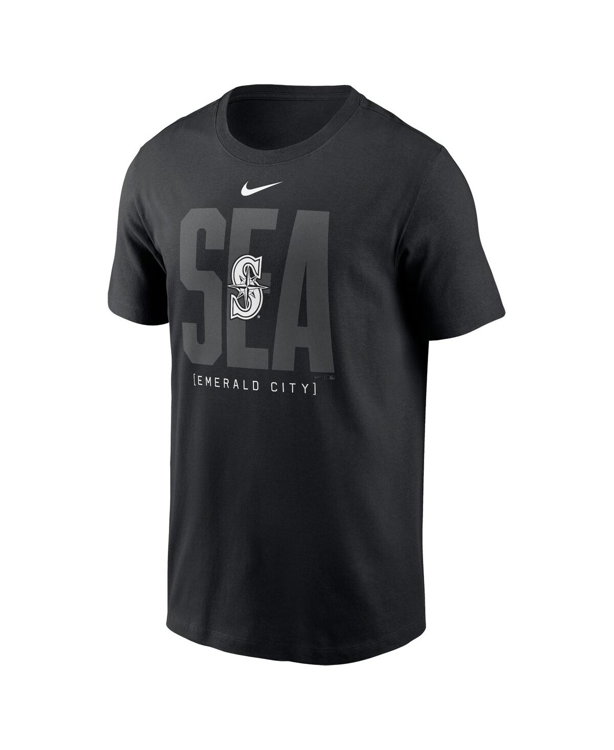 Nike Men'sSeattle Mariners Fashion Local T-Shirt - Black