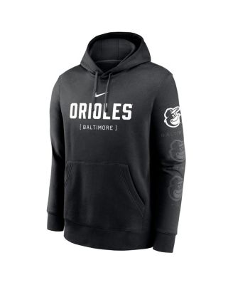 Men's Black Baltimore Orioles Fashion Club Pullover Hoodie