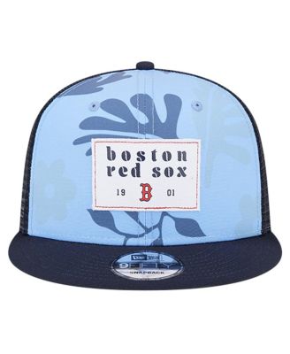 Men's Navy Boston Red Sox Bikini Bottom Trucker 9FIFTY Snapback Hat