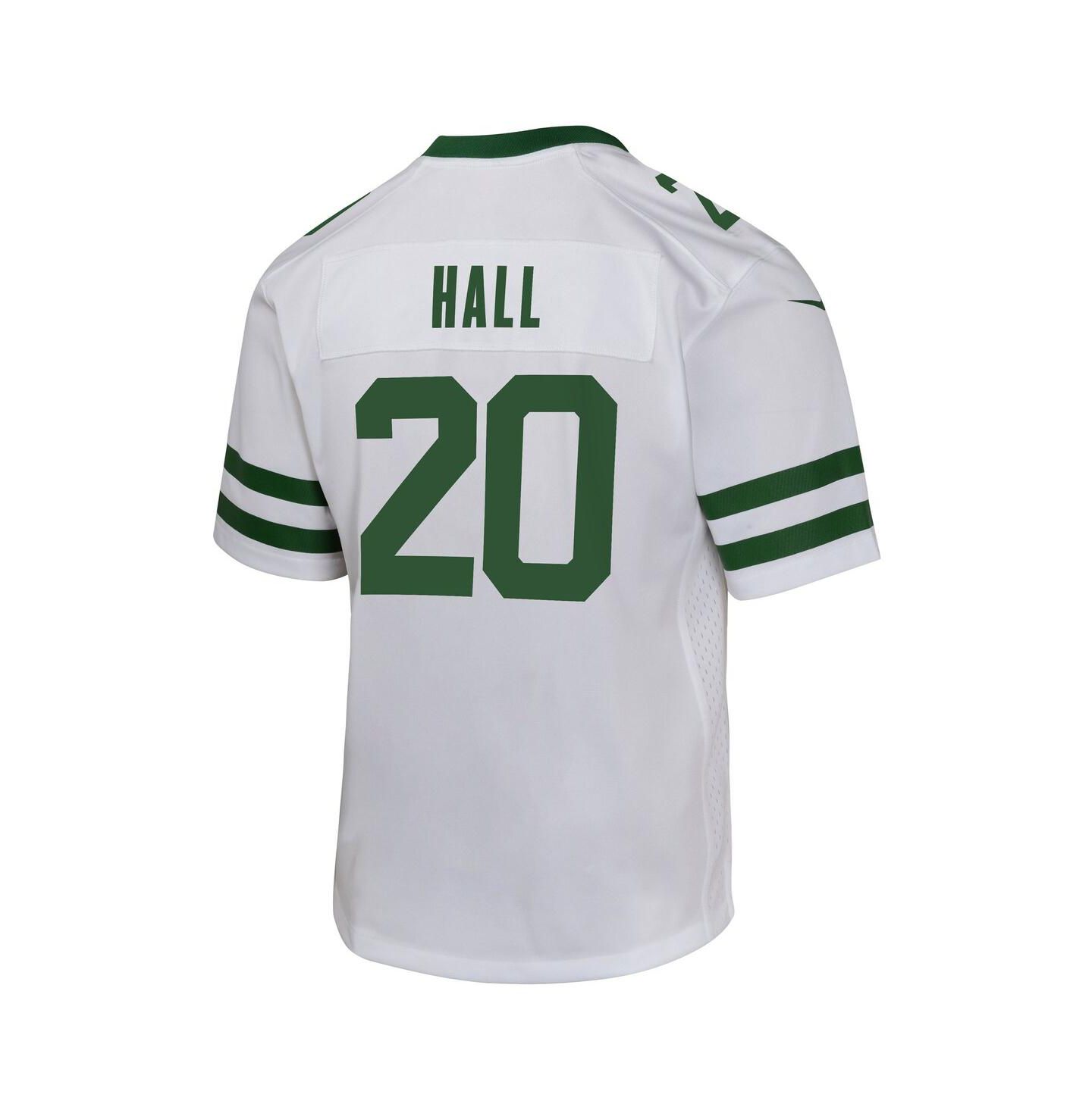 Детская игровая джерси Nike Breece Hall New York Jets Legacy, цвет: Чёрный — фото 4