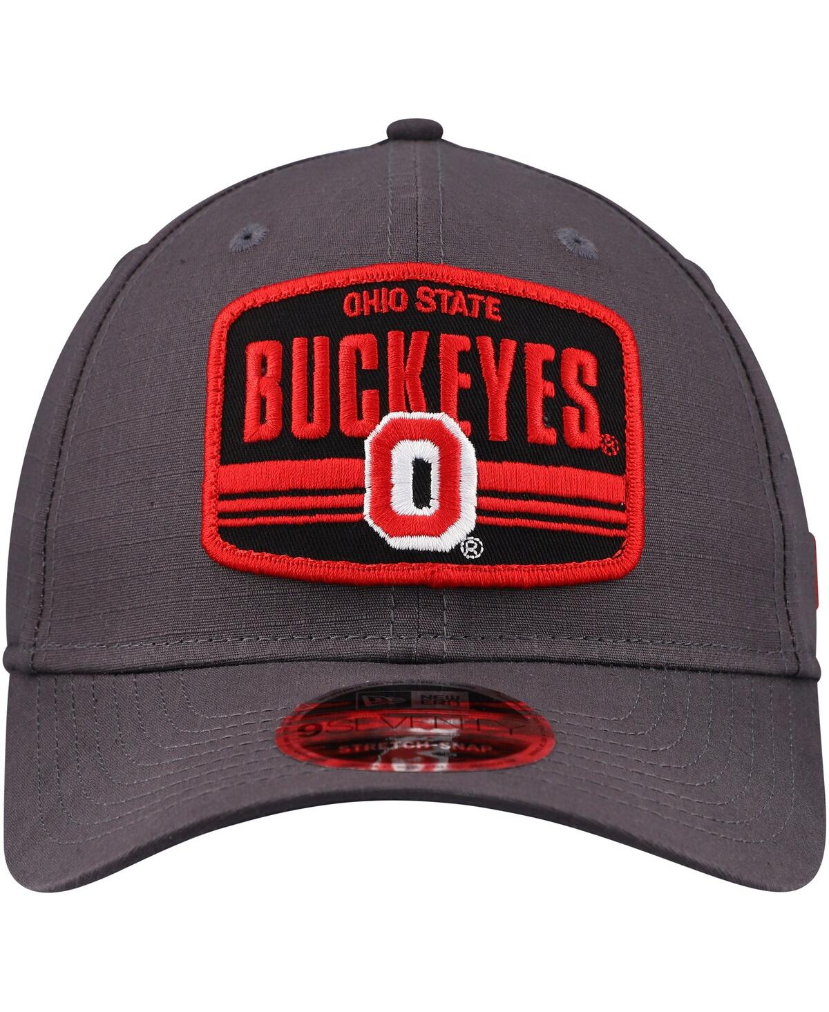 New Era Men'sOhio State Buckeyes Team Elevated 9SEVENTY Adjustable Hat - Charcoal