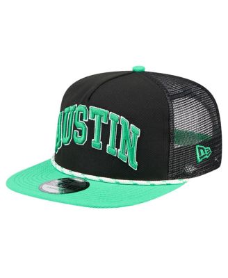 Men's Black Austin FC Throwback Golfer Snapback Hat