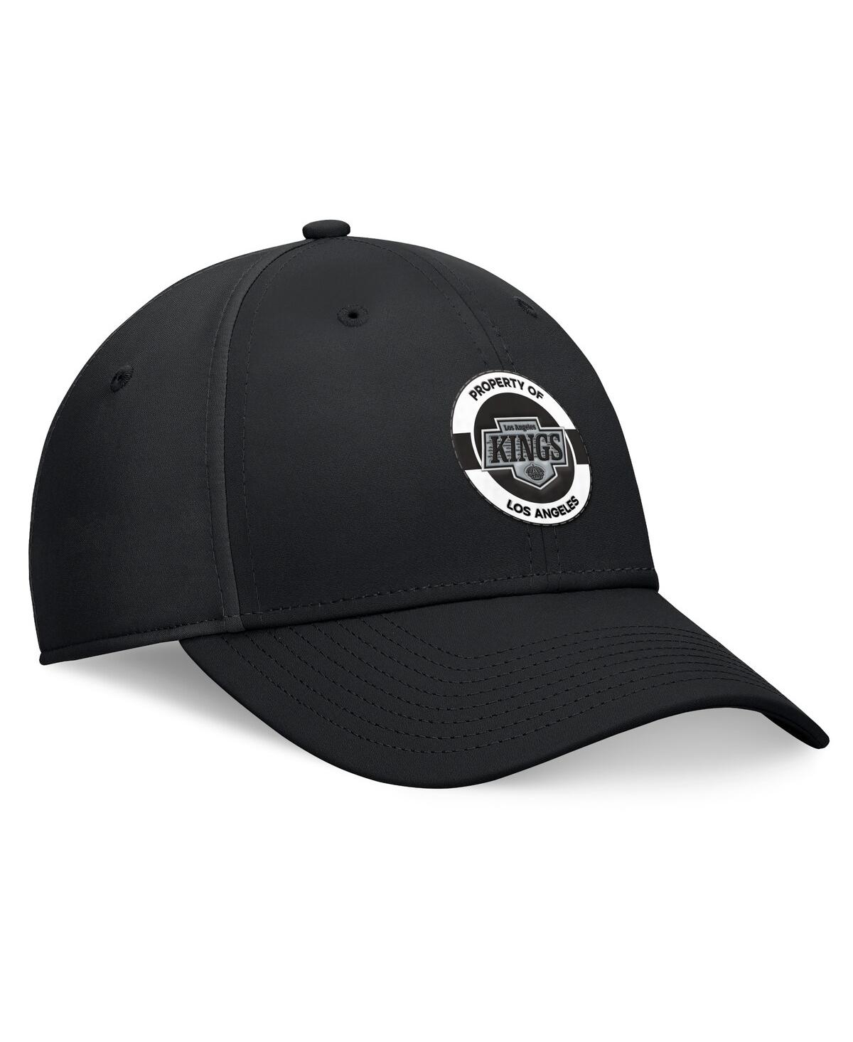 Fanatics Men's Black Los Angeles Kings Authentic Pro Training Camp Flex Hat In Black