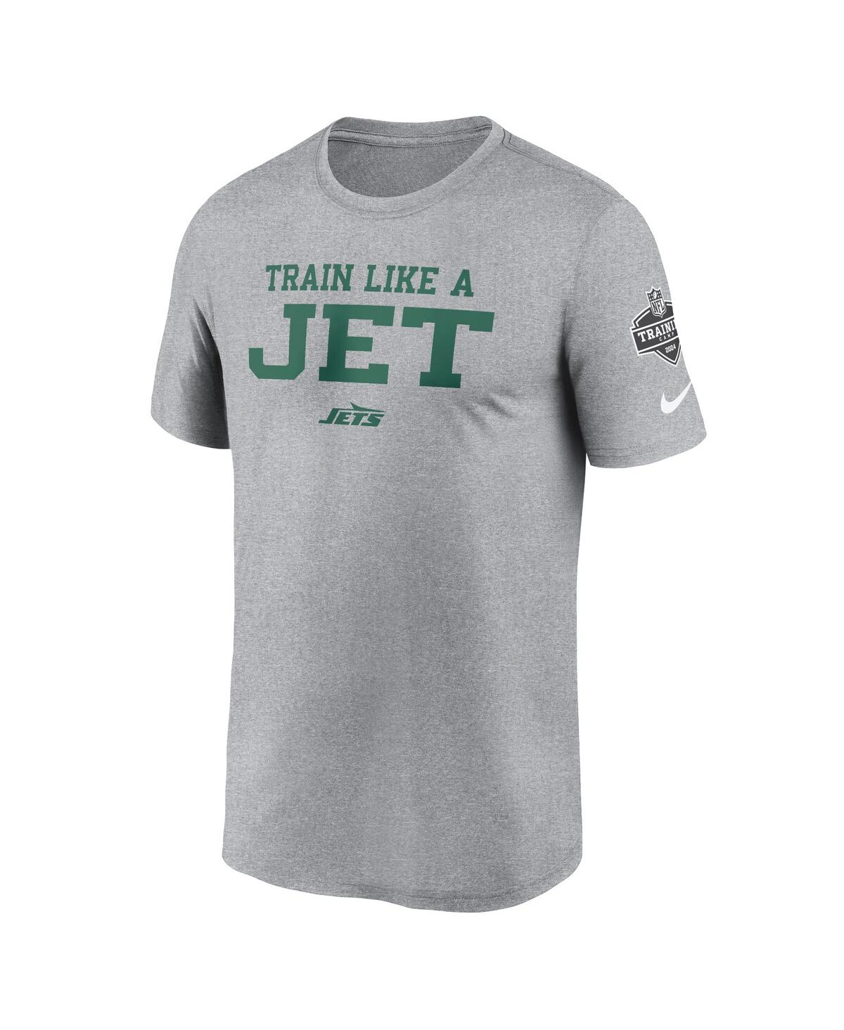 Nike Men'sNew York Jets 2024 Nfl Training Camp Legend Performance T-Shirt - Heather Gray
