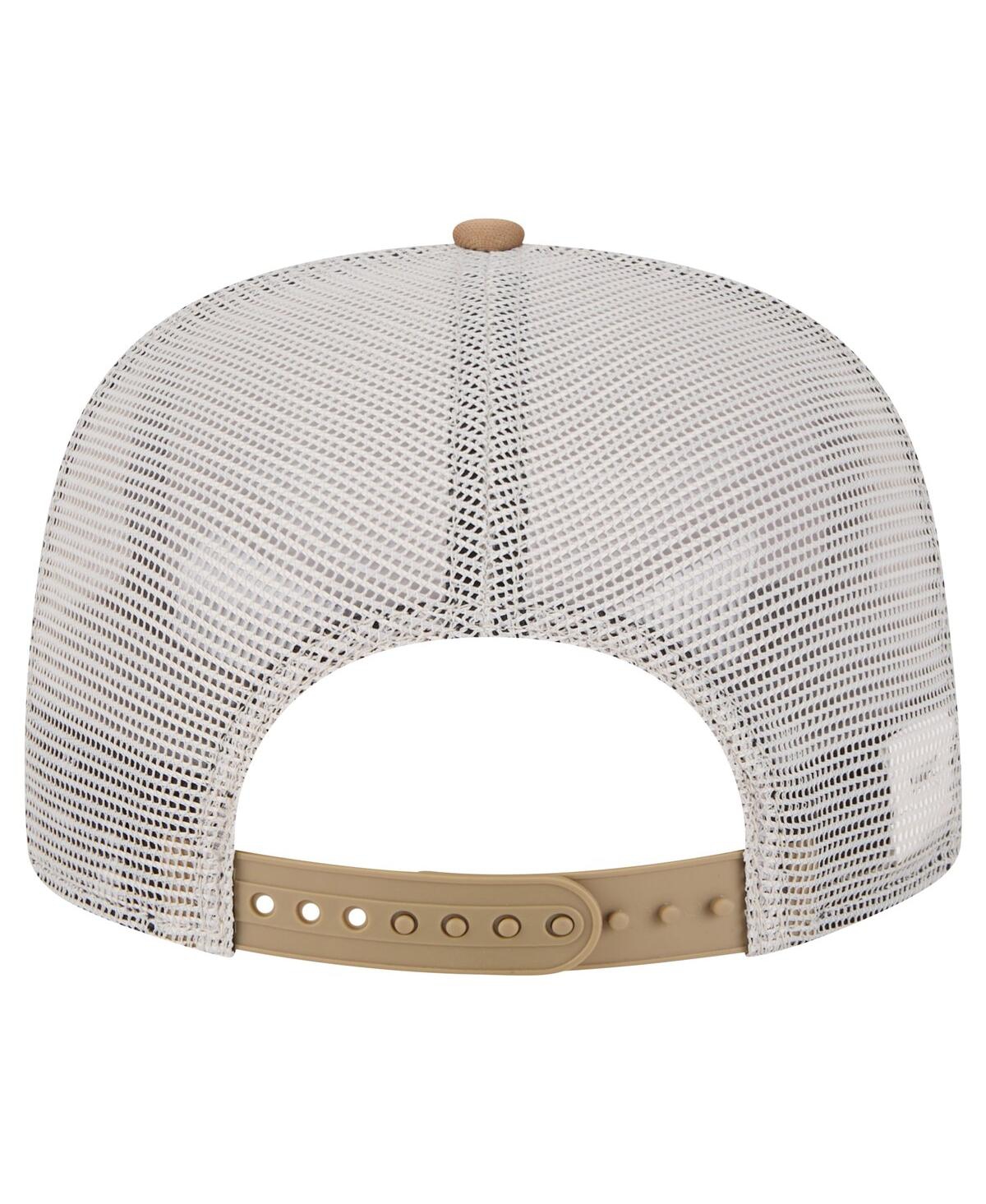 New Era Men's Tan Denver Broncos Meet Me 9fifty Snapback Hat In Tan