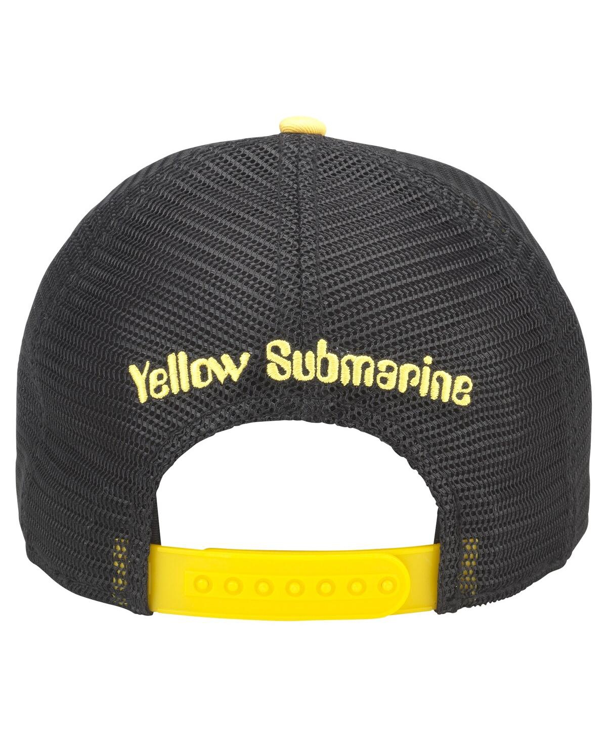 AMERICAN NEEDLE MEN'S CREAM/BLACK THE BEATLES YELLOW SUBMARINE SINCLAIR ADJUSTABLE HAT 