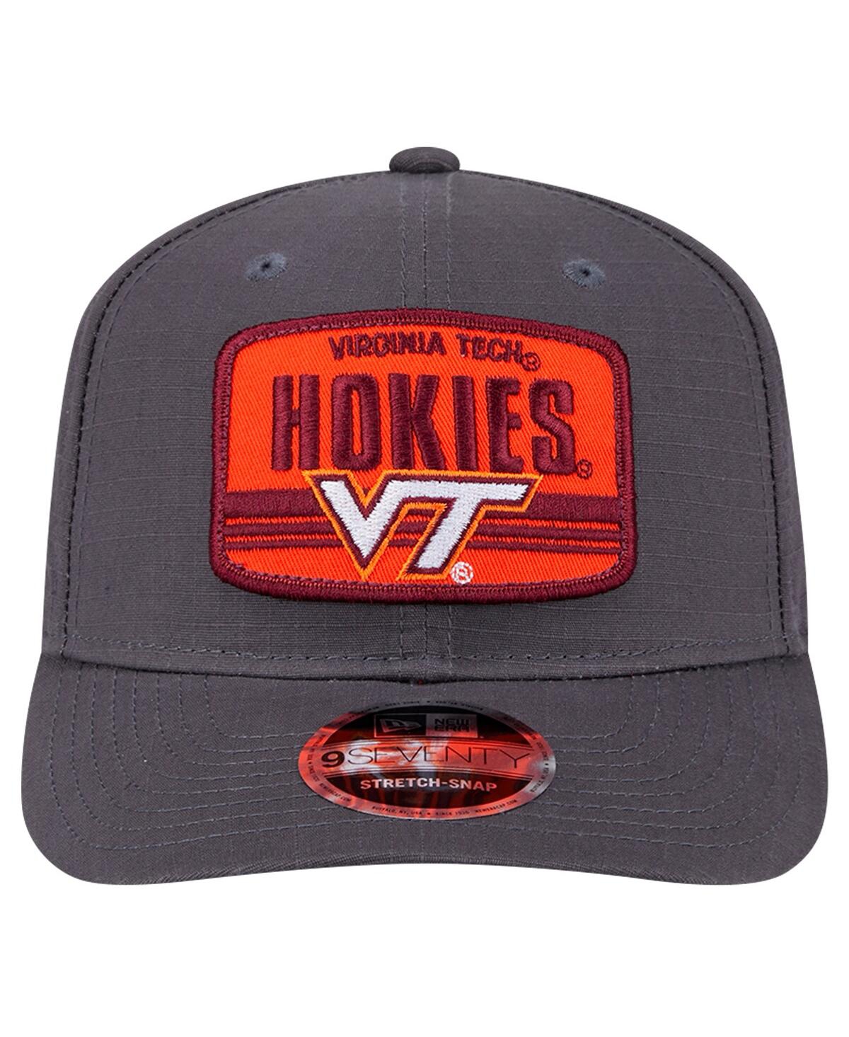 New Era Men'sVirginia Tech Hokies Team Elevated 9SEVENTY Adjustable Hat - Charcoal