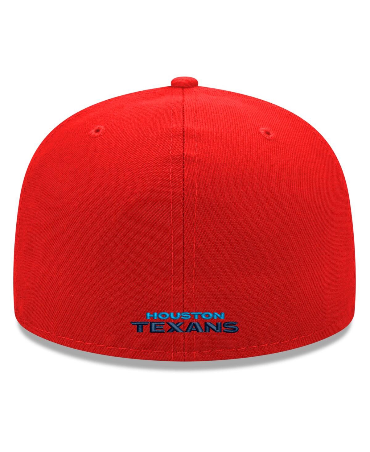New Era Men's Red Houston Texans Omaha 59fifty Fitted Hat In Red