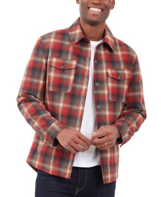 Lucky Brand - Men's Quilted Wool Shirt Jacket
