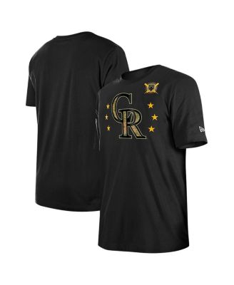 Men's Black Colorado Rockies 2024-Armed Forces Day T-Shirt