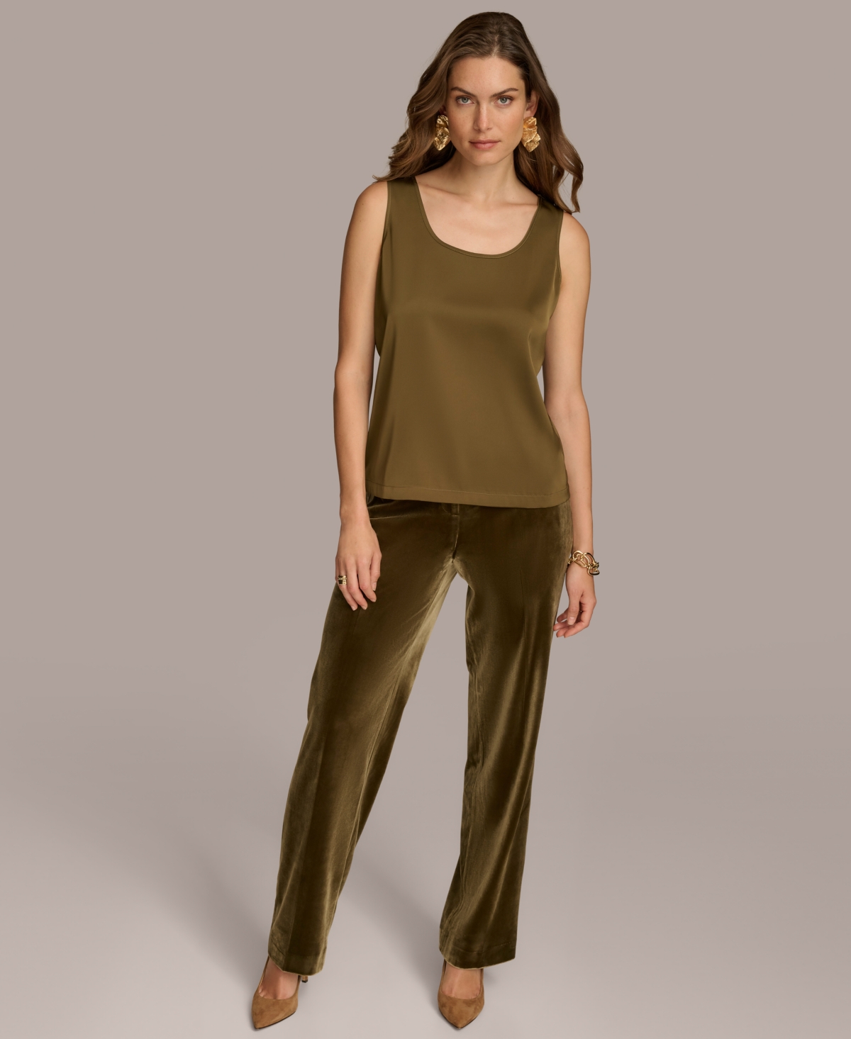 Donna Karan New York Women's Scoop-Neck Tank Top