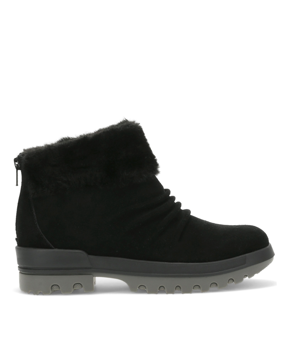 Baretraps Women's Nuri Cold Weather Booties In Dark Grey Suede