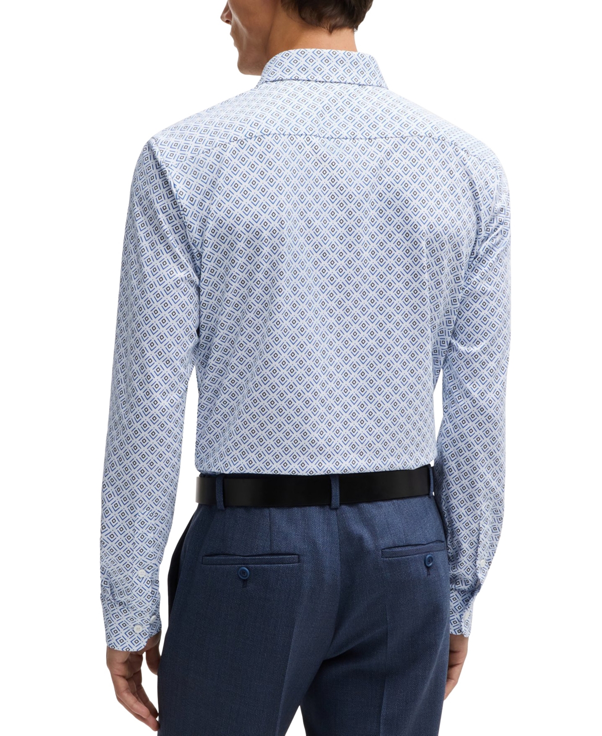 Boss by Hugo Boss Men's Printed Slim-Fit Dress Shirt