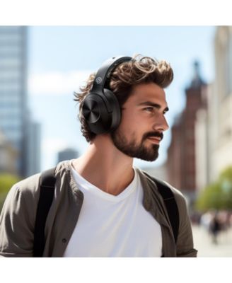 Hybrid Bluetooth Headphones Active Noise Cancelling with Hi-Fi Audio