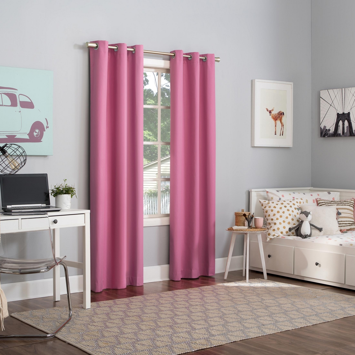 Harper Bright Vibes 100% Blackout Grommet Curtain Panel