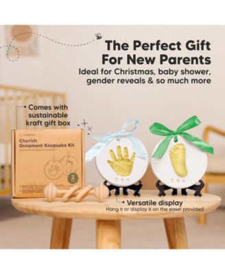 Cherish Baby Hand and Footprint Kit, Dog Paw Print Kit, Baby Handprint Ornament Kit for Newborn, Babies, Boys, Girls