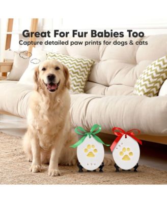 Charm Baby Hand and Footprint Kit, Dog Paw Print Kit, Baby Handprint Ornament Kit for Newborn, Babies, Boys, Girls