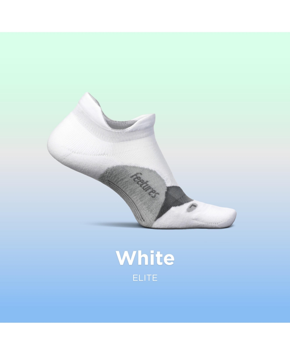 Feetures Men's Elite Light Cushion No Show Tab - Running Socks for Men & Women - Athletic Compression Socks - Moisture Wicking - Large