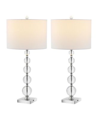 Liam Table Lamp Set Of 2 W/ USB Port